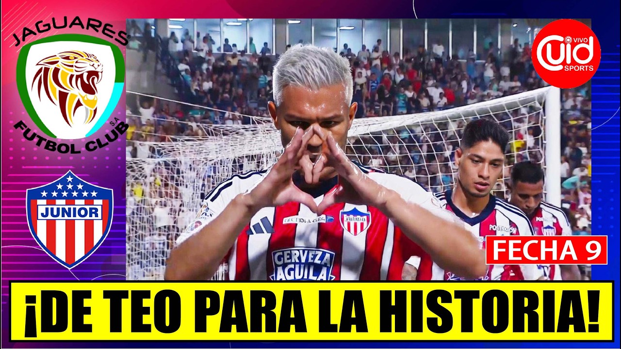 EN VIVO | JAGUARES 0 - 2 JUNIOR |¿POR QUÉ TEO HIZO HISTORIA EN MONTERÍA? VALIOSO TRIUNFO DEL TIBURÓN