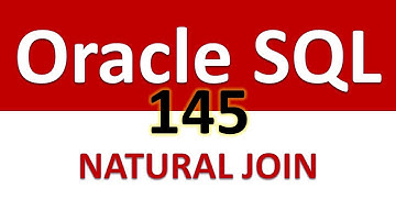 SQL for Beginners   145   EQUIJOIN   NEW ANSI STANDARD   NATURAL JOIN CLAUSE