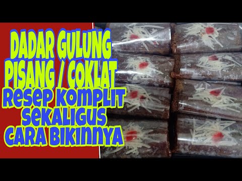 Bahan Dapur 50 DADAR GULUNG PISANG / COKLAT // RESEP KOMPLIT DAN CARA MEMBIKINNYA Yang Nikmat