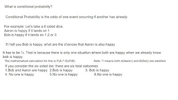 Conditional Probability Explained in one minute