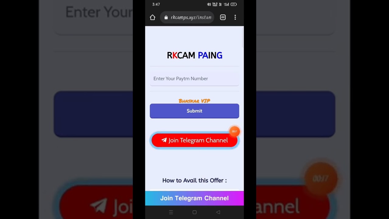 Today New Paytm Campaign Loot 3₹+3₹ Instant Paytm Cash || Paytm New Campaign Loot||New campaign loot
