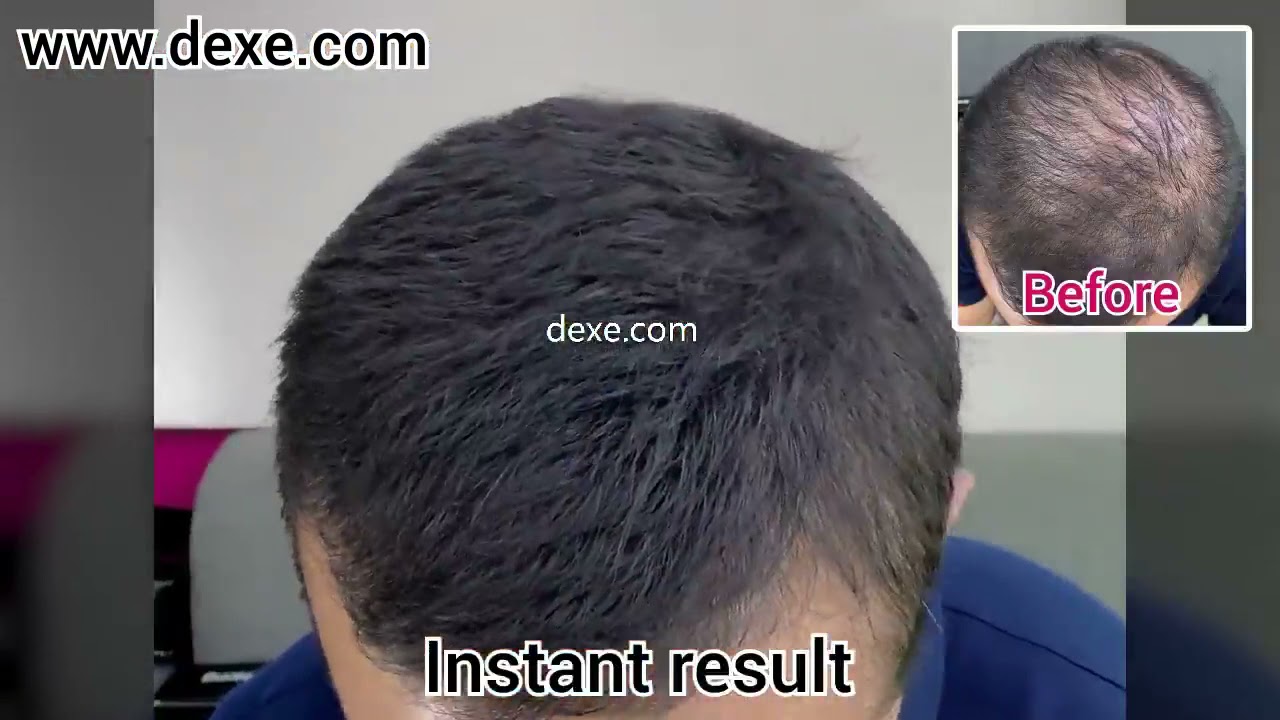 Dexe hair building fibers show YouTube