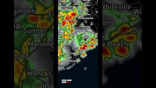 Here’s a look at tomorrow’s future radar. Damaging winds, frequent lightning and heavy rain possible
