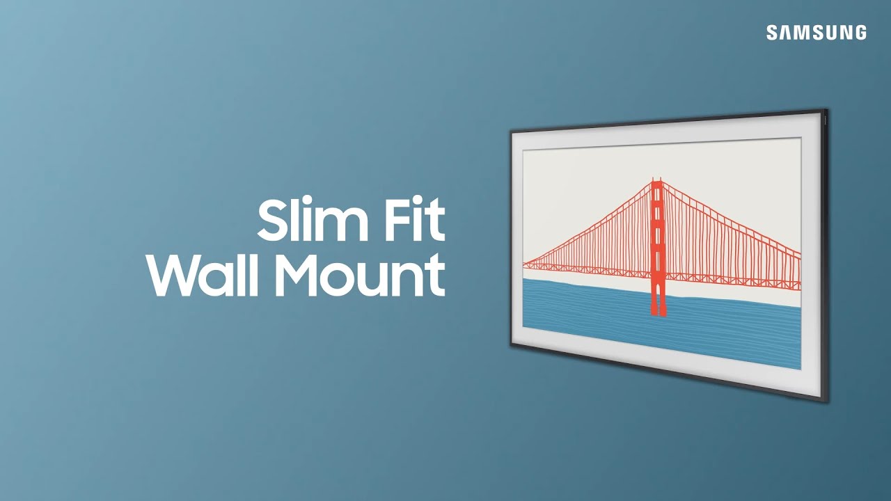 How to mount your Samsung TV with the Slim Fit wall mount | Samsung US -  YouTube