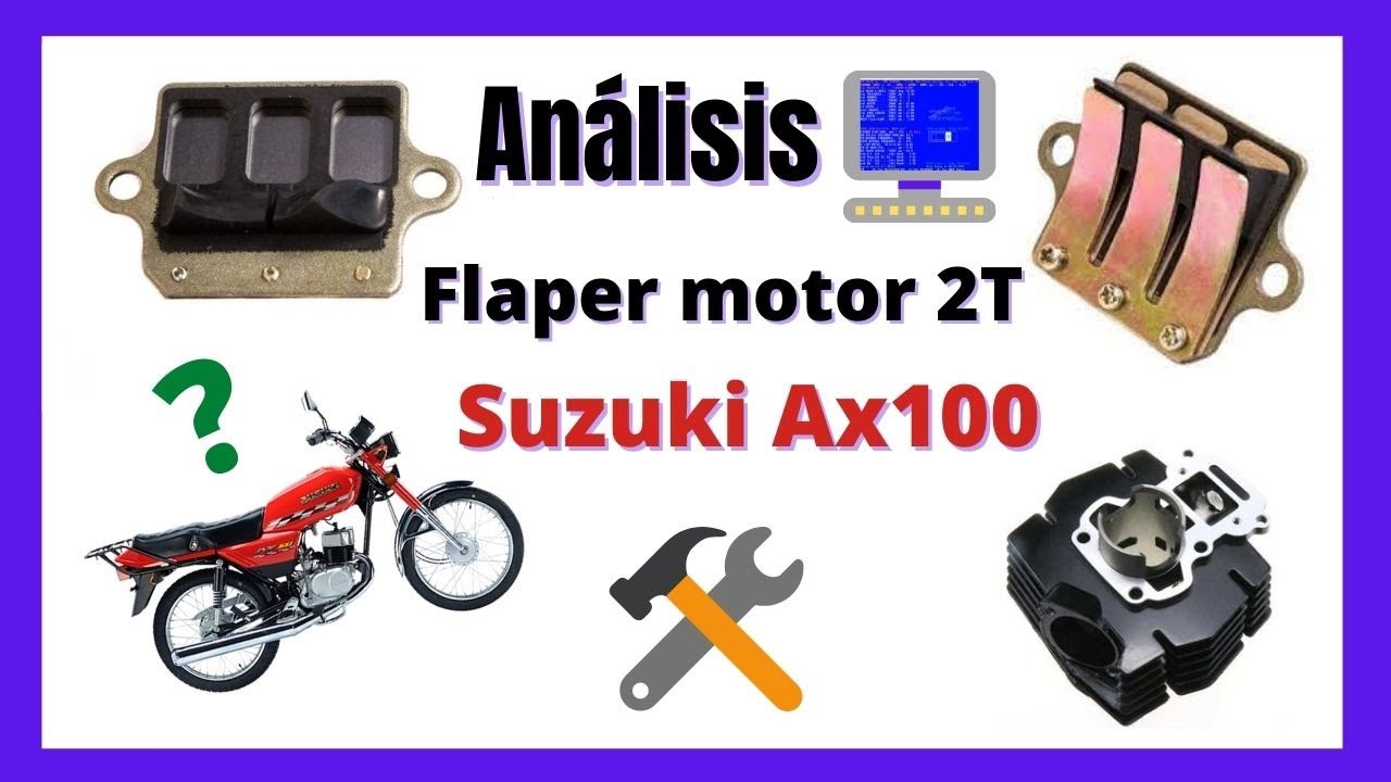 Análisis del flaper de AX100. Permite mayores RPM? Permite carburador mas grande?👀