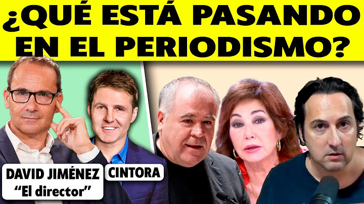 LAS TRIPAS DEL PERIODISMO, MUNDO DE FERRERAS, IKER JIMÉNEZ, PABLO MOTOS. David Jiménez, El Director