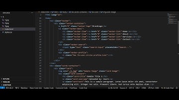 Front-End page for Blog App (Attractive Navbar)