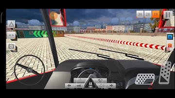 modern bus drive easy parcking level 17