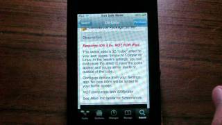 Add a sliding 3D Cube effect to your homescreen on iPod Touch and iPhone
