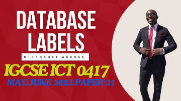 Database Label | ICT 0417 | June 2022 | Paper 21
