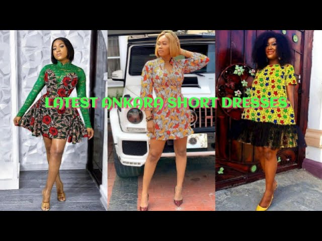 Latest Ankara short dresses
//African fashion