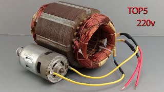 do you want free 220v electricity using simple tools and generator ?