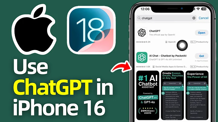 How To Use ChatGPT in iPhone 16 iOS 18.2 (2024)