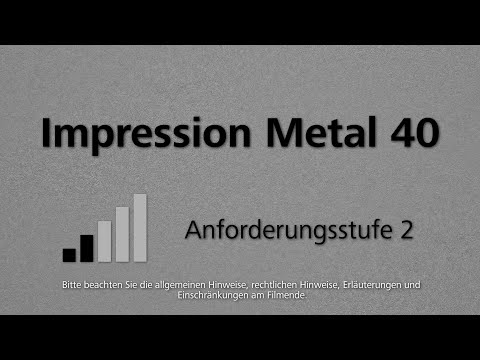 Impression: Metal 40 - Oberfläche mit Metallcharakter, Impression „Feuerverzinkt“