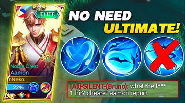 THIS AAMON BROKEN BUILD NO NEED ULTIMATE! ENEMIES CAN 1 HIT DELETE - TOP GLOBAL AAMON