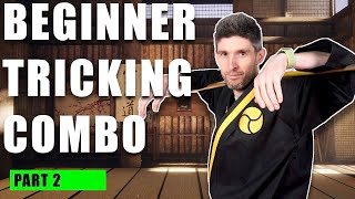 Learn a Beginner Bo Staff Tricking Combo The EASY Way Pt. 2