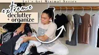 HUGE Wardrobe Declutter + Starting a Minimal Capsule Wardrobe (only 52 items year round)