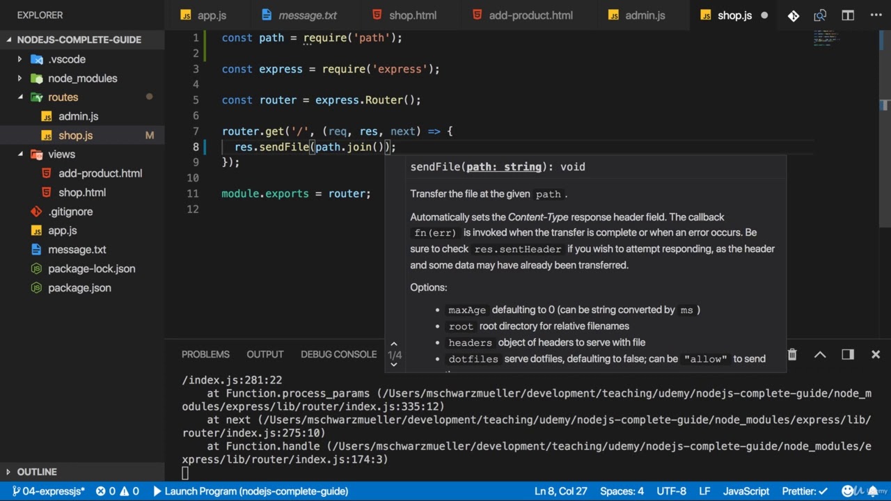 15 Serving HTML Pages - YouTube