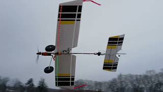 The Eflite SLOW ULTRA STICK a quick flight🫡🛫🛫🛫 before the snow ❄️ falls dow#rclife#rcplanes#rcaddict