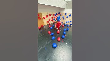 Balloon Popping Challenge Race #game #Shorts