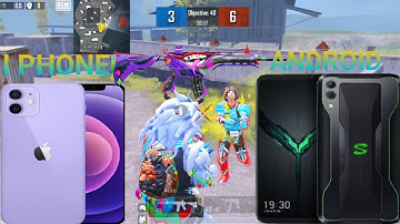 I PHONE 12 VS BLACK SHARK 1 VS 1 TDM