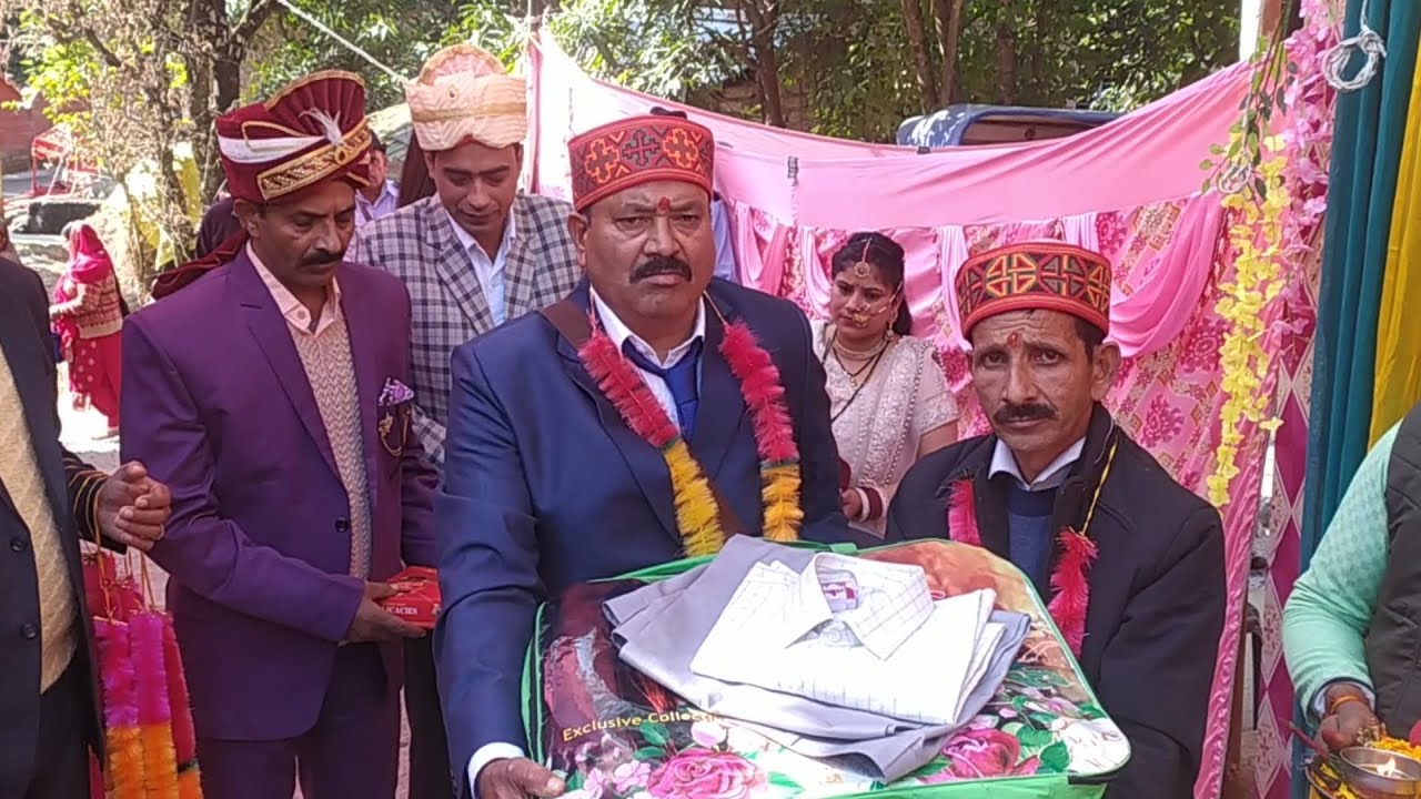 बरात स्वागत और kudrm मिलनी #wedding