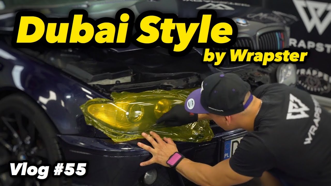 WAZZUP - Kilka podpowiedzi Jak Sprawniej Okleić Lampy Folią? | Dubai Style - Vlog #55