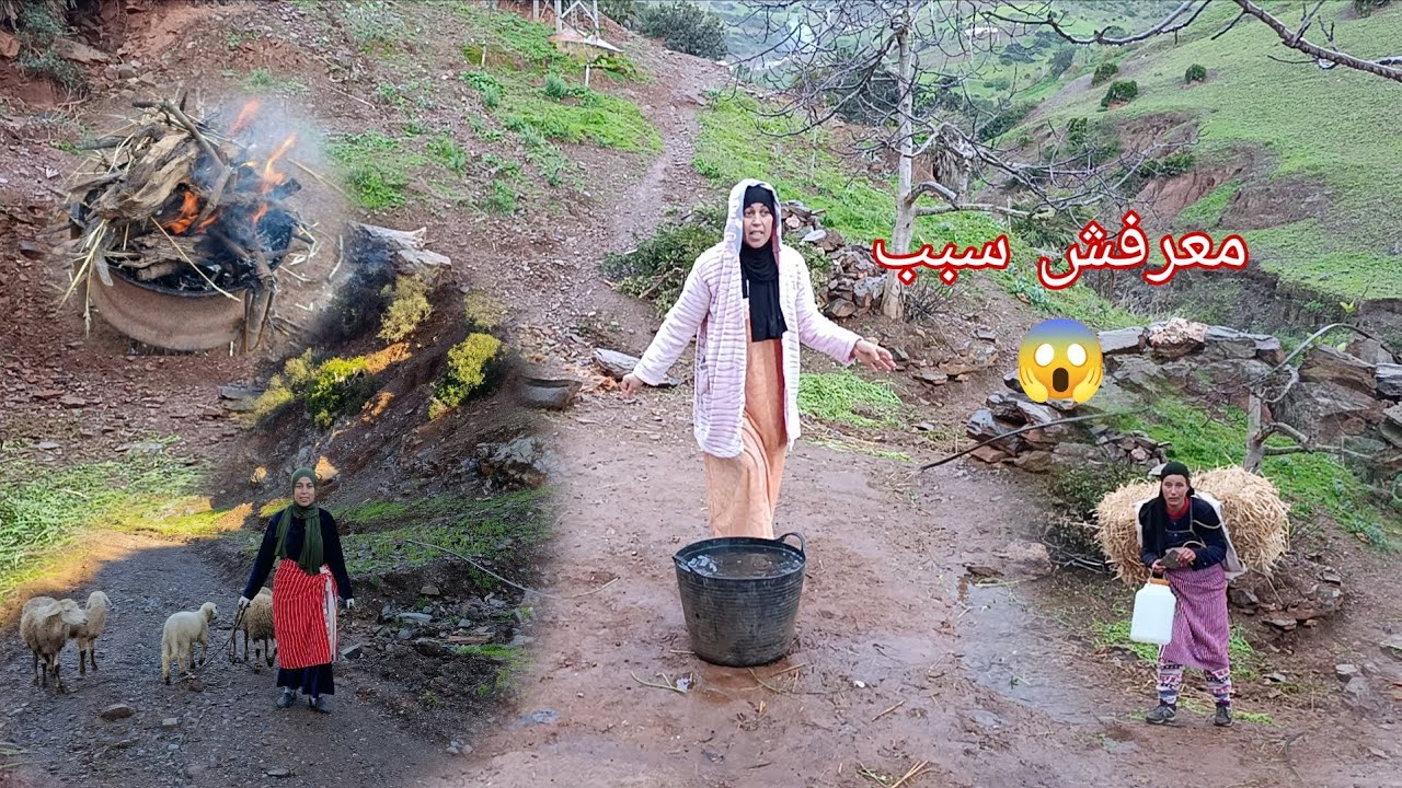 قدر الله وماشاء فعل 😱أجواء شتوية وتساقطات في كل لحظة مع دفئ في المجمر 🔥