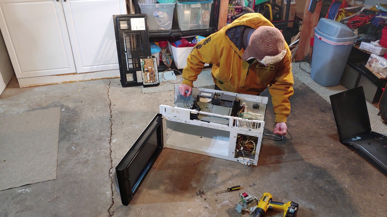 LG Microwave Teardown (with schematic/tech sheet) YouTube