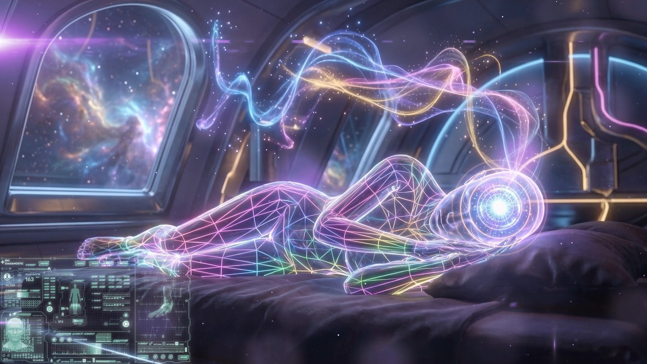 528Hz + 852Hz | The Deepest Healing Sleep: Whole Body Regeneration, Remove Insomnia & Relieve Stress