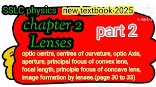 SSLC / physics / chapter 2/ Lenses/ based on scert new textbook / for English medium students