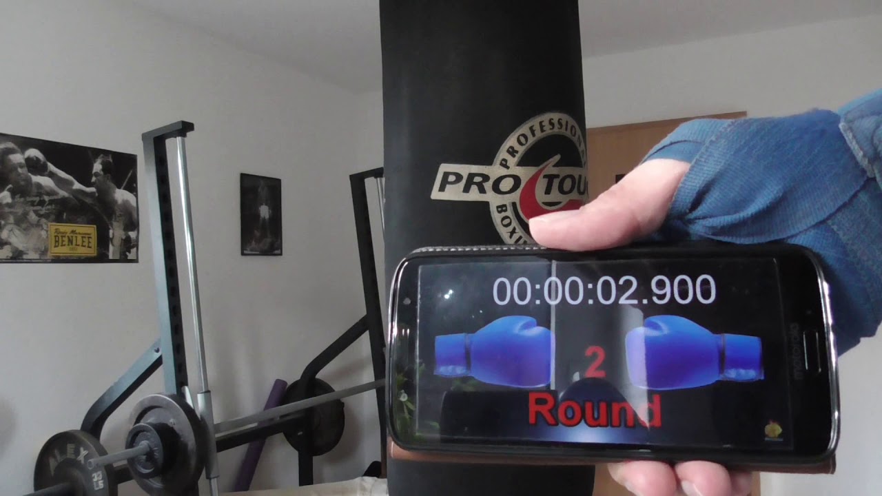 Boxtraining für zu Hause Online Timer fürs Training beim Boxen auf
