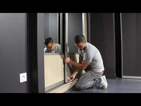 Vidéo: Comment retirer les portes de l'armoire coulissante sur différents modèles ?