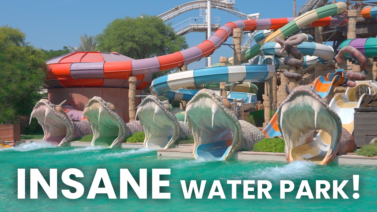 Our First Time at Yas Waterworld- One of the Best Water Parks We've Ever Visited!