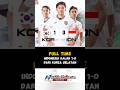 Gagal lolos, timnas Indonesia kalah 1-0 dari Korea Selatan. #shorts