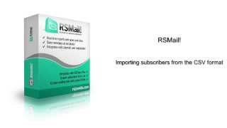 RSMail! Import from CSV