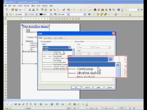 How To Make A Paper Landscape In Open Office?