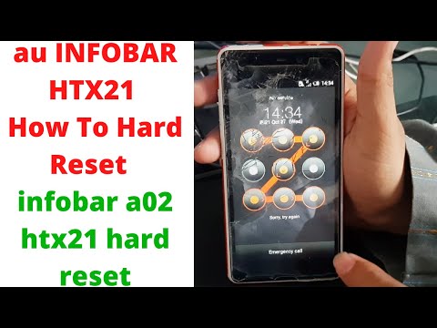 au INFOBAR  HTX21 How To Hard Reset | infobar a02 htx21 hard reset | infobar a02 hard reset