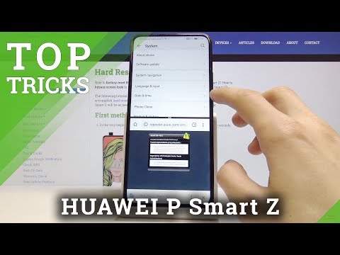 Top Tricks HUAWEI P Smart Z – Super Options / The Best Tips