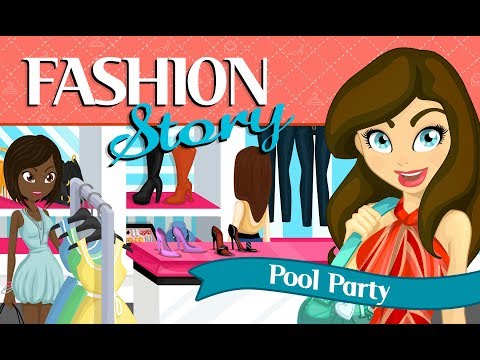 Играю в игру Fashion Story...