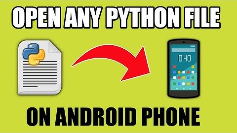 How to open Python Files On Android Phone? | Python File Opener on Android | Friendly Coder