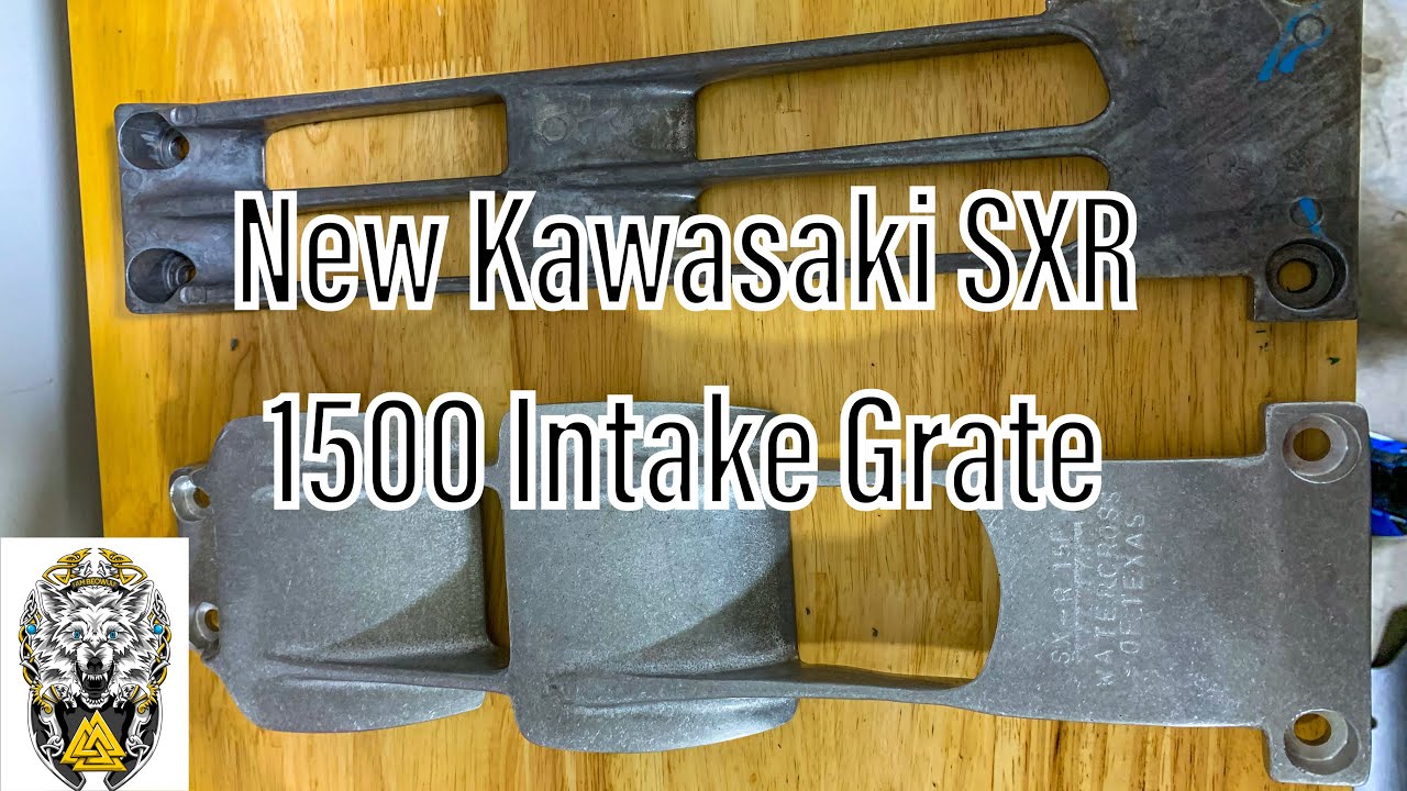 How To Install Watercross Of Texas Intake Grate Kawasaki SXR 1500 Stand Up Jet Ski With Riding