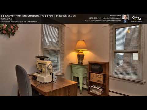 81 Shaver Ave, Shavertown, PA home video tour
