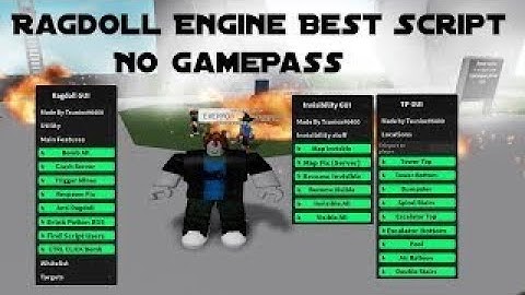 Roblox Ragdoll Engine Script Hack | Infinite bomb, Almighty push, Fling, etc. | Support jjsport 2021