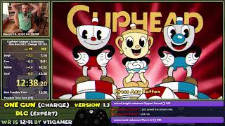 [Former Record] Cuphead One Gun Charge in 12:38 (DLC, Expert)