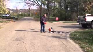 Stupid Hillbilly Leaf blower skip it