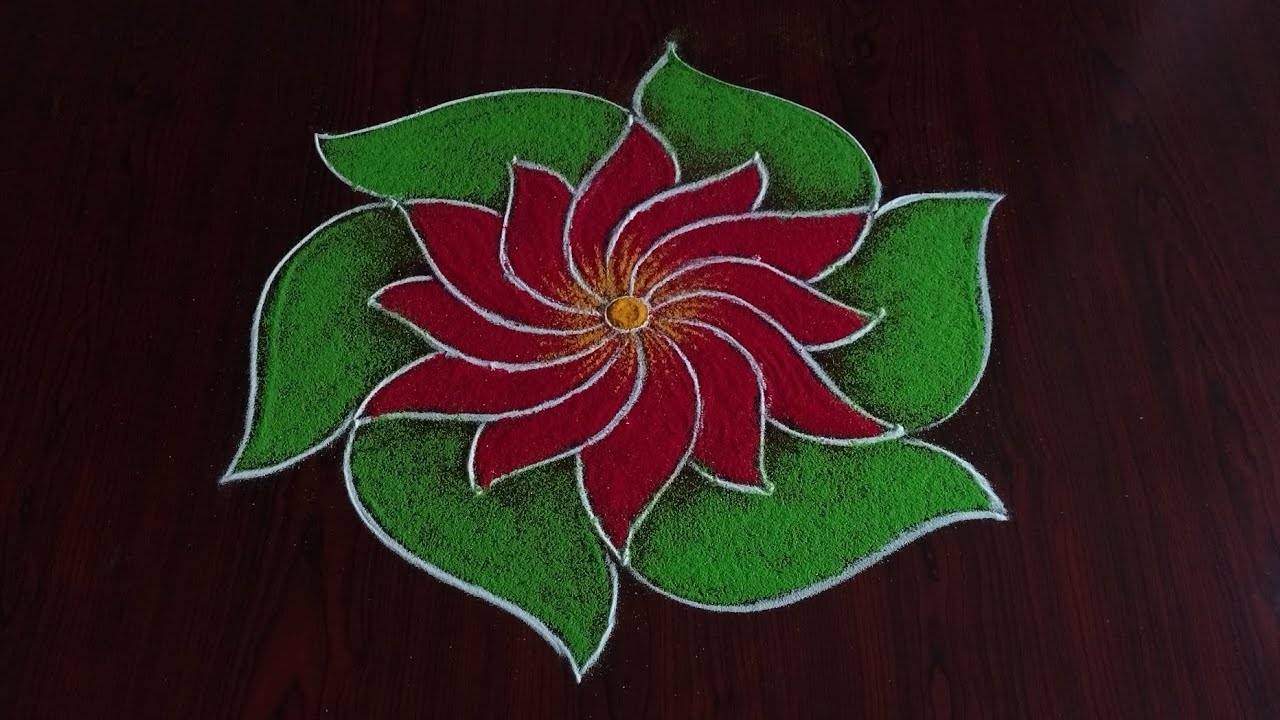 2 beautiful daily kolams ⚛️ (5×3) dot's.....