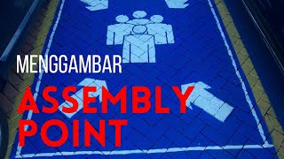Drawing logo assembly point..