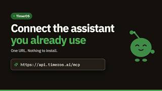 Connect Claude to TimerOS — the new AI assistant connector