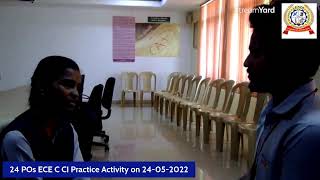 24 POs ECE C CI Practice Activity on 24/05/2022